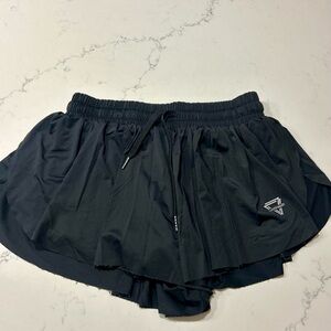 Black Athletic Shorts with Spandex Lining - Women’s Small
